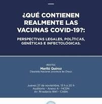 VACUNAS Y COVID 19 EN EL CONGRESO DE LA NACION